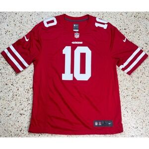 Nike NFL San Francisco 49ers #10 Jimmy Garoppolo‎ Football Jersey Size Large